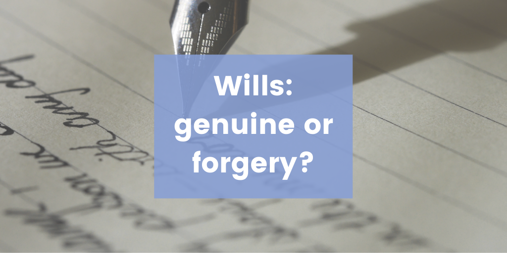 Wills Genuine Or Forgery (1)